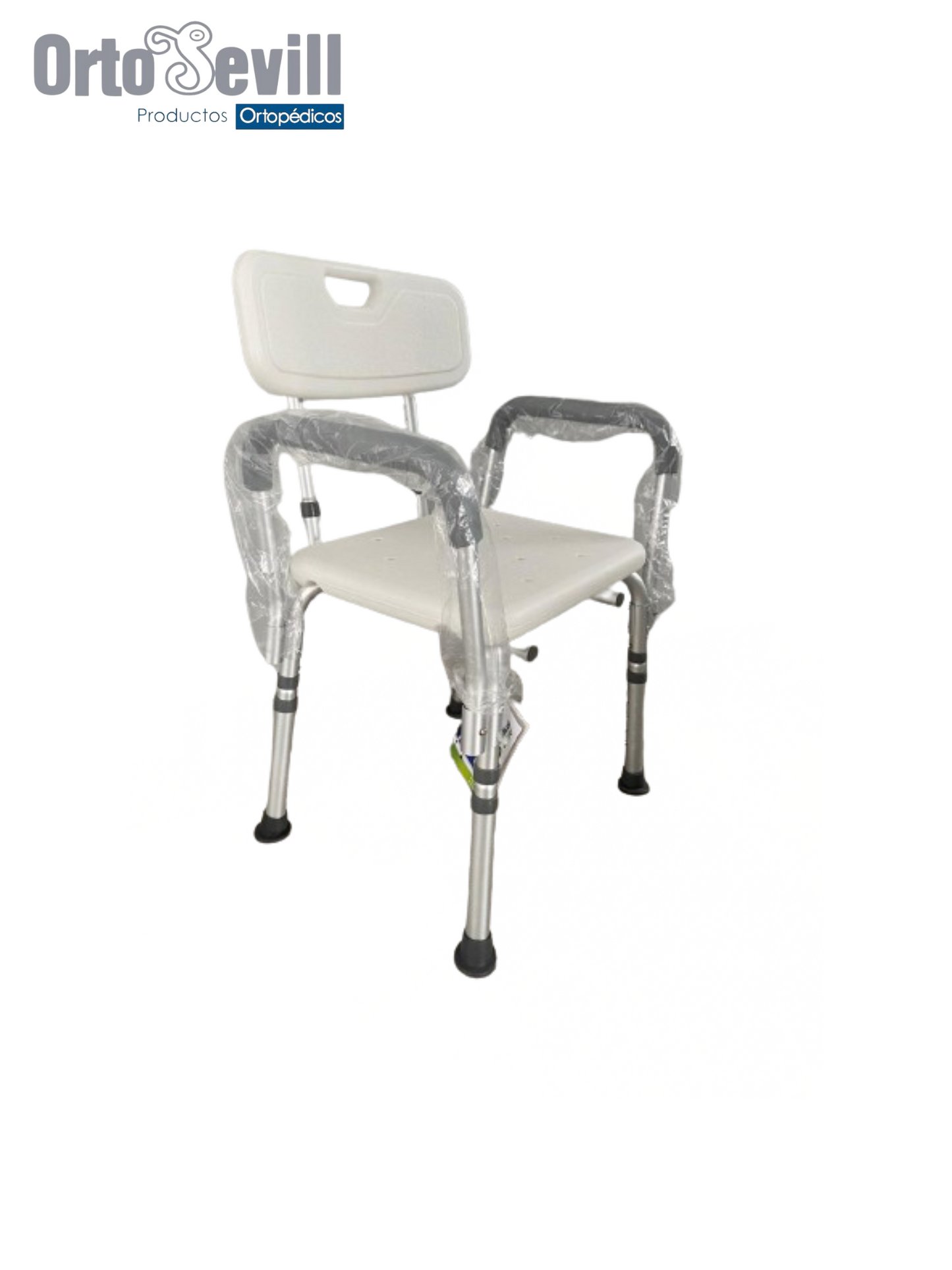 SILLA DUCHA CON BRAZO Y RESPALDO