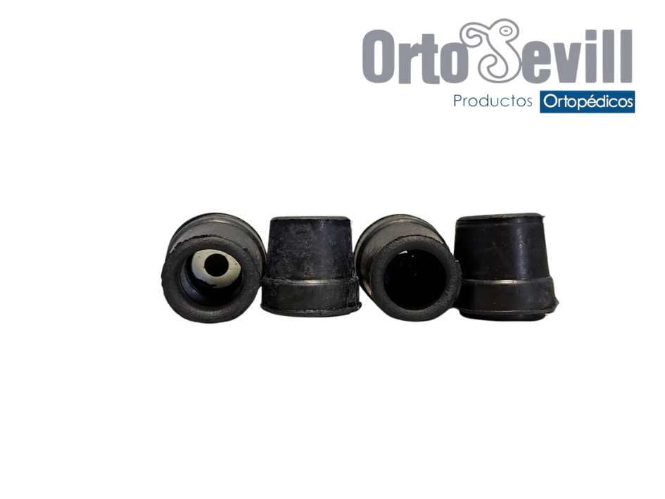 REGATON PARA ANDADERA UNITALLA NEGRO (4 PIEZAS)